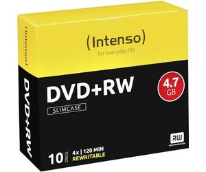 Intenso DVD+RW Vierge 4211632 10 pc(s) 4.7 GB 120 Min réinscriptible