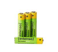 Intenso Energy Eco HR03 Lot de 4 Piles NiMH Rechargeables AAA 850 mAh sous Blister