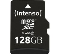 Intenso Extended Capacity SD (MicroSDHC) Carte microSDXC 128 GB Class 10 avec adaptateur SD
