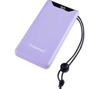 Intenso F10000 Powerbank (batterie supplémentaire) 10000 mAh Quick Charge, Power Delivery LiPo USB-A, USB-C® violet affichage du statut