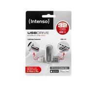 Intenso iMobile Line Pro - Clé USB - 32 Go - USB 3.0 / Lightning - anthracite