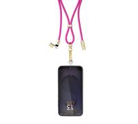 Intenso Câble USB-C USB 2.0 USB-C® mâle, USB-C® mâle 1.65 m rose fluorescent Chaîne pour téléphone portable 7991004 Câble