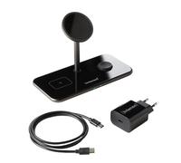 Intenso MB13 Casques, Smartphone, Smartwatch Noir USB Recharge sans fil Charge rapide Intérieure