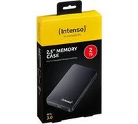 Intenso Memory Case - Disque dur - 2 To - externe (portable) - 2.5" - USB 3.0 - 5400 tours/min - mémoire tampon : 8 Mo - noir Noir E