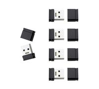 Intenso Micro Line Lot de 5 clés USB 64 Go - Mini USB 2.0 - Disque de données Compact pour PC, Ordinateur Portable, Voiture et TV - Noir 5 x 64 Go
