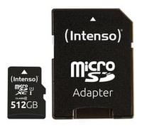 Intenso 512GB microSDXC Performance Carte microSD 512 GB Class 10 UHS-I étanche