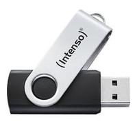 Intenso Office Line Clé USB 64 Go, Super Speed USB-A 3.2 jusqu'à 70 Mo/s, boîtier en Plastique et métal Robuste, Argent-Noir : Amazon.de : Ordinateurs et Accessoires