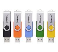 Intenso Office Line Clé USB au détail 16 GB jaune, vert, noir, bleu, orange