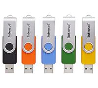 Intenso Clé USB Office Line Multipack 5×16 Go Super Speed USB 3.2 jusqu'à 70 Mo/s Couleurs assorties