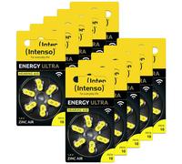 Intenso Pile pour appareil auditif PR70-10 1.45 V 60 pc(s) 86 mAh zinc-air 7504416MP