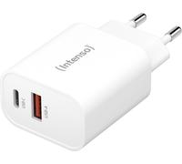 Intenso Power Adapter 1x USB-A/1x USB-C 30W White