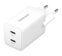 Intenso Adaptateur d'alimentation W40CC – 2 ports USB‑C 40 W GaN Blanc