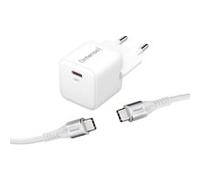 Intenso Power Adapter W30C GaN + C315C USB-C Kabel, Chargeur