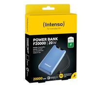 Intenso Powerbank F20000, Batterie Externe avec PD (20 W) et QC (18 W), connecteurs USB-C et USB-A, 20 000 mAh, Bleu : Amazon.FR: High-Tech
