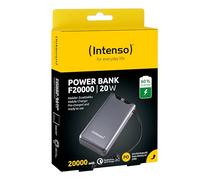 Intenso Powerbank F20000, Batterie Externe avec PD (20 W) & QC (18 W), Port USB-C et USB-A, 20 000 mAh, Gris : Amazon.de : Electronique et Photo
