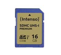 Intenso Premium - Carte mémoire flash - 16 Go - UHS Class 1 / Class10 - SDHC UHS-I