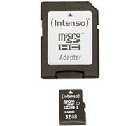 Intenso Premium - Carte mémoire flash (adaptateur microSDHC - SD inclus(e)) - 32 Go - UHS Class 1 / Class10 - microSDHC UHS-I G