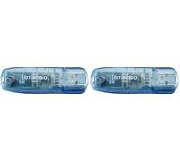 Intenso Rainbow Clé USB Drive 2.0 4 Go Bleu (Lot de 2)