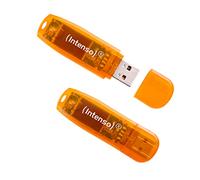 Intenso - Rainbow Line - Clé USB 2.0-2X 64 Go - Orange