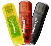 Intenso Rainbow Line Clé USB 32 GB jaune, rouge, noir 3502483 USB 2.0