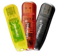 Intenso Rainbow Line Clé USB 32 GB jaune, rouge, noir 3502483 USB 2.0