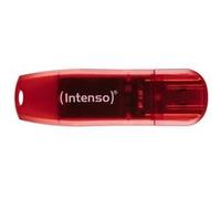 Intenso Clé USB Rainbow Line 3502491 128 Go USB 2.0 rouge (transparent)