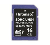 Intenso – Carte mémoire flash SDHC UHS‑I 16 Go Classe 10