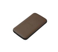 Intenso SSD Externe 2To USB Type-C 3.2 Gen 2 (3.1 Gen 2) NVMe 1000Mo/s Marron, Boîtier Plastique/Caoutchouc, Résistant aux chocs.