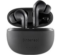 Intenso T300A Oreillette Bluetooth Stereo noir Noise Cancelling affichage de la charge de la batterie, micro-casque, boîtier de charge, commande tactile