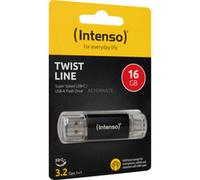 Intenso Twist Line 16 Go, Double clé USB 3.2, USB-C et USB-A, 70 Mo/s