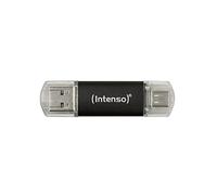Intenso Twist Line 512 Go, Double clé USB 3.2 Gen 1x1, USB-C et USB-A, 70 Mo/s, Anthracite