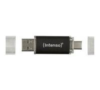 Intenso Clé USB Twist Line 512 Go – USB-C / USB-A 3.2 Gen 1 70 Mo/s – Anthracite