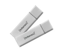 Intenso Clé USB Ultra Line 2 x 64 Go USB 3.2 Gen 1x1 Argent