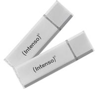 Intenso Clé USB Ultra Line 2 x 64 Go USB 3.2 Gen 1x1 Argent