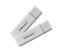 Intenso Clé USB Ultra Line 2 x 64 Go USB 3.2 Gen 1x1 Argent