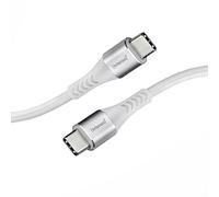 Intenso Câble USB-C C315C 7901002 USB 2.0 1,5 m blanc gaine textile 60 W