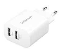 Intenso W24AA Chargeur USB 24 W 2x USB-A blanc intérieure