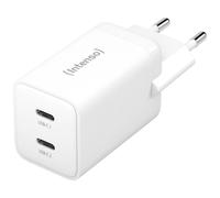 Intenso W40CC GaN Chargeur USB 40 W 2x USB-C® blanc intérieure GaN, USB Power