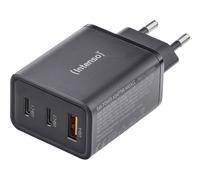 Intenso W65ACC GaN Chargeur USB 65 W 1x USB-A, 2x USB-C® noir intérieure GaN,