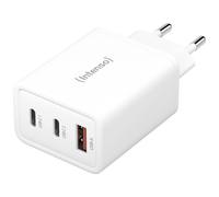 Intenso W65ACC GaN Chargeur USB 65 W 1x USB-A, 2x USB-C® Power Delivery blanc