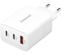 Intenso W65ACC GaN Chargeur USB 65 W 1x USB-A, 2x USB-C® Power Delivery blanc intérieure GaN, USB Power Delivery (USB-PD)