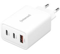 INTENSO 7806512 - Chargeur USB, 65 W, 1 x USB-A, 2 x USB-C, PD3.0, QC4.0, GAN, bla