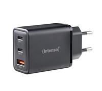 Intenso Chargeur USB W65ACC GaN 65 W 1x USB-A 2x USB-C USB-PD Noir
