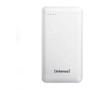 Intenso XS20000 - Banque d'alimentation - 20000 mAh - 3.1 A - 2 ports de sortie (USB, USB-C) - blanc