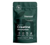 Intenson Créatine Monohydrate Poudre, 510 g, 150 Portions, 100% Créatine Monohydrate Pure, Sans Arôme, Se Dissout Facilement, Idéal pour les Styles de Vie Actifs