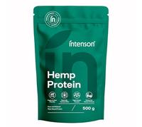 Intenson Protéine de Chanvre en Poudre, 500 g, Riche en Protéines, Soutient le Maintien et la Régénération Musculaire, Végan, Compatible Keto, Sans Gluten, Sans Additifs