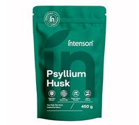 Intenson Tégument de Psyllium, 450 g, Riche en Fibres, 100 % Naturel, Végan et Compatible Keto, Sans Gluten, Sans Additifs, Sans OGM