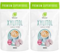 Intenson - Xylitol 1 kg | Substitut de Sucre 100% Naturel | Édulcorant Végétal | Faible Indice Glycémique | Faible en Calories (Lot de 2)