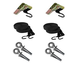 INTENT24 Kit Anti-tempête 15 m Sol Dur tentes de réception/de Stockage stabilité et Une sécurité supplémentaires