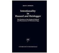 Intentionality In Husserl And Heidegger